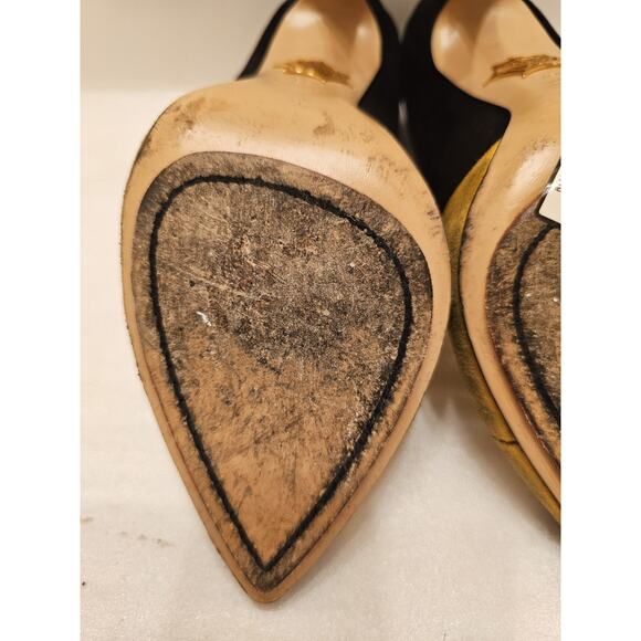 Charlotte Olympia Sleeping Beauty‎ Princess Heels Suede Shoes 38 1/2 (US 8) - Picture 11 of 16